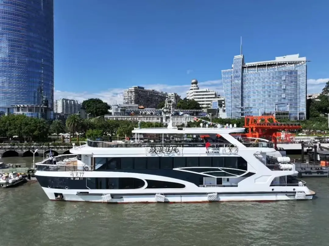 全國首艘純電海上客船“嶼見77”在廈門灣啟航:寧德時代電池,續航100km 圖片