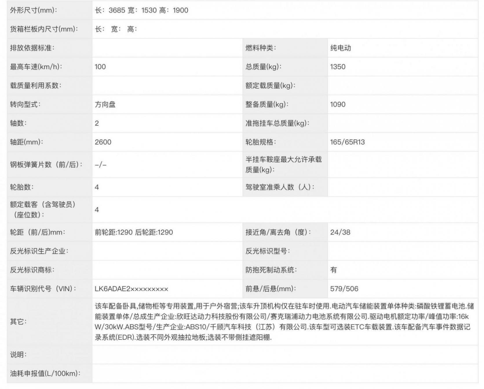 五菱再出“神作”?五菱之光EV露營車亮相工信部,把kcar玩出了花